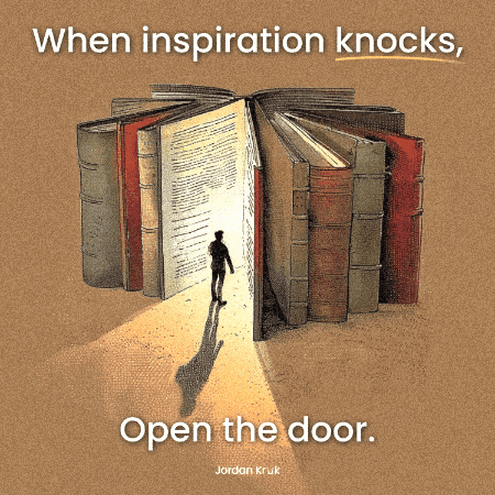 Opening The Door For Book Lovers GIF