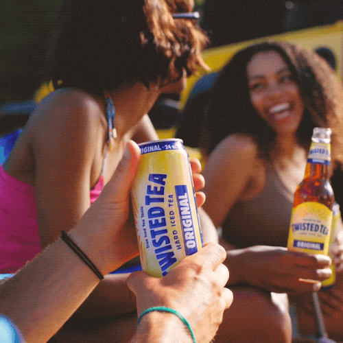 Opening Twisted Tea In Can GIF