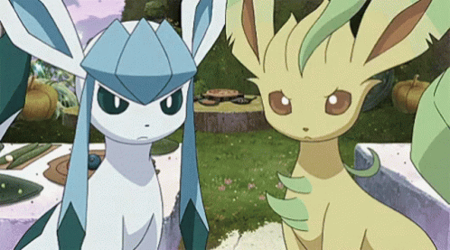 Opposed Glaceon Leafeon Snob GIF