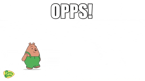 Opps Running Bear GIF