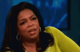 Oprah Sophisticated Shaking Head No GIF