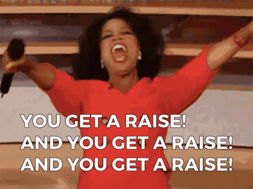 Oprah Winfrey All Rise You Get A Raise GIF