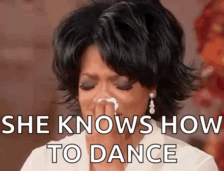 Oprah Winfrey Is Crying And Holding A Napkin In Her Hand . GIF