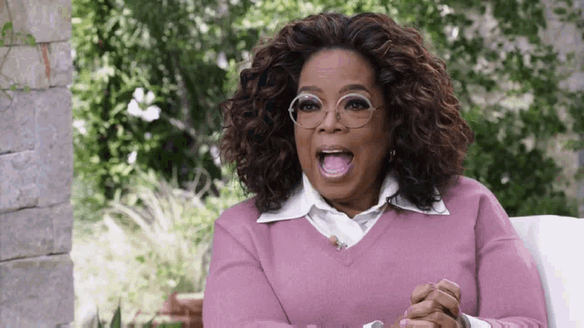 Oprah Winfrey Laughing Meghan Markle Prince Harry GIF