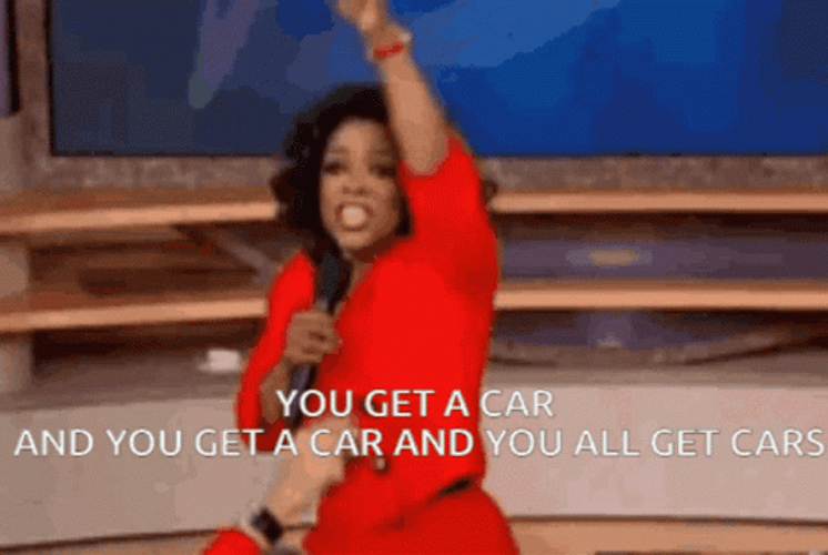 Oprah You Get A Car Lol GIF