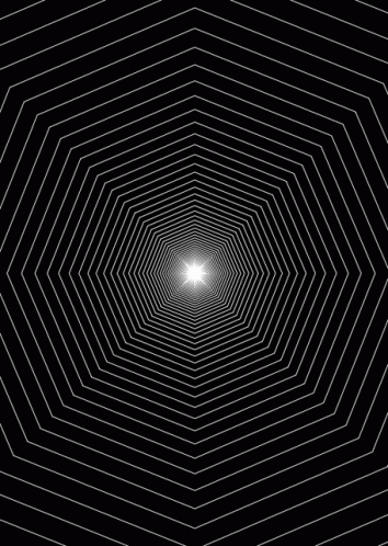 Infinite Digital Hex Optical Illusions GIF