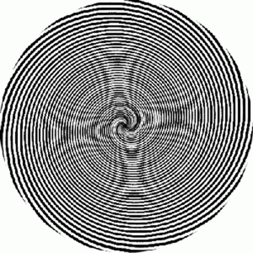 Hypnotic Animated Spirals Optical Illusions GIF