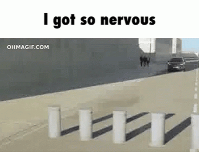 Optical Illusions Car Running On Post GIF