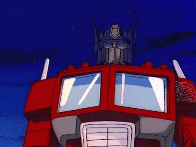 Optimus Prime Thumbs Up Animation GIF