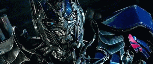 Optimus Prime Transformers Fiery Glare GIF