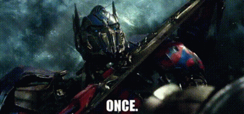 Optimus Prime Launching Intense War GIF