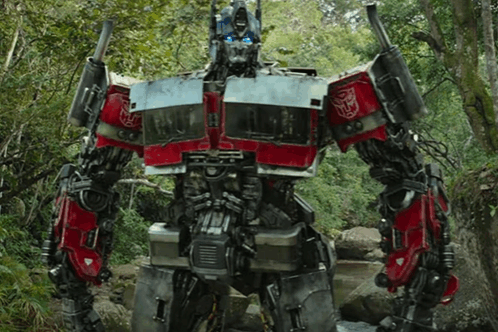 Optimus Prime At The Forest GIF