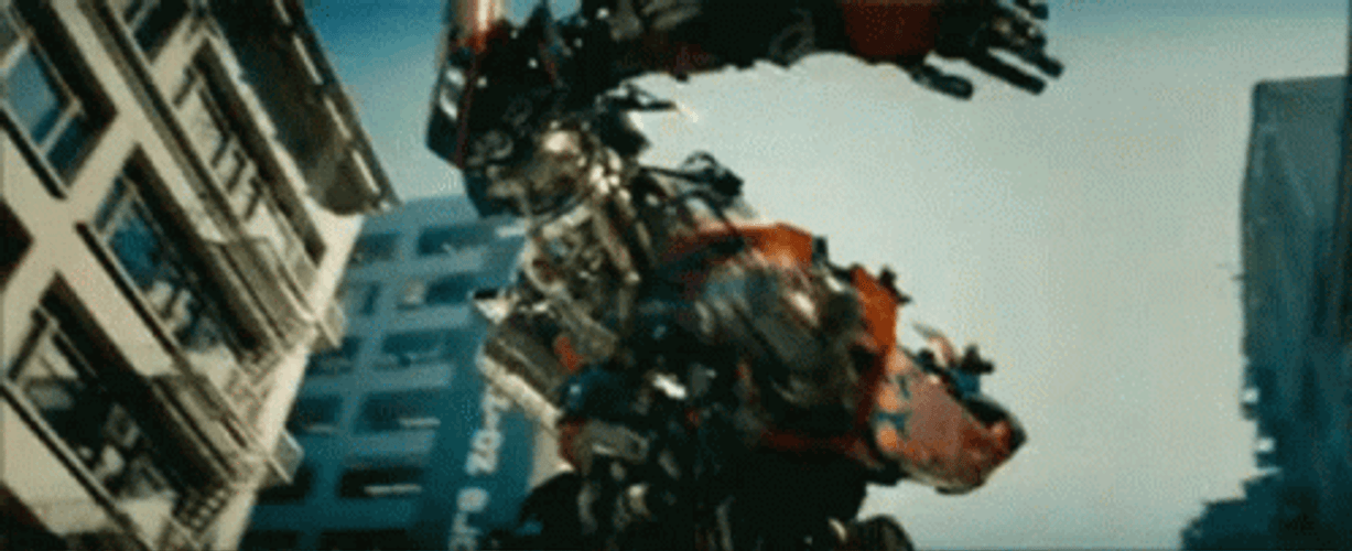 Optimus Prime Combat Stance GIF