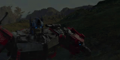 Optimus Prime Powerful Arm GIF