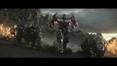 Optimus Prime Run Transformers Rise Of The Beasts GIF