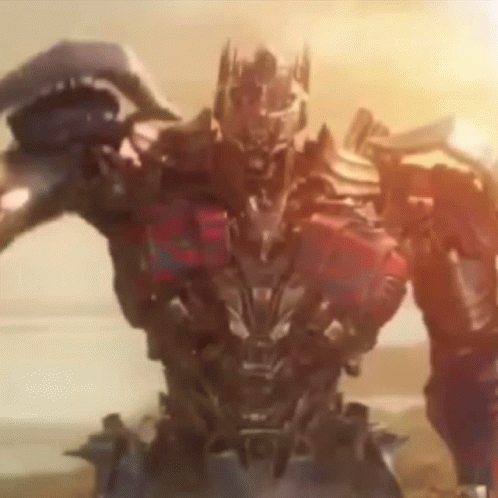 Optimus Prime Shining Eyes GIF