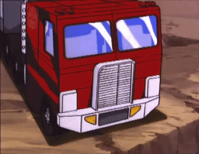 Optimus Prime Transforming Animation GIF