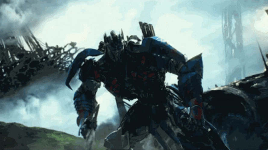 Optimus Prime Wielding Sword Did You Forget GIF