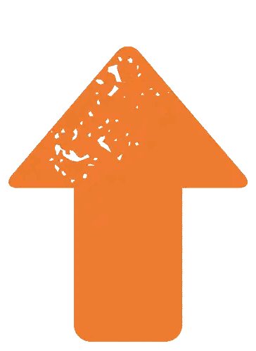 Orange Arrow Pointing Up