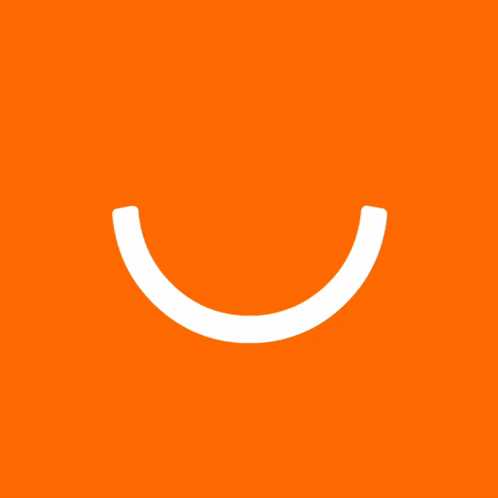Orange Background Good Morning With Bitcoin Symbol