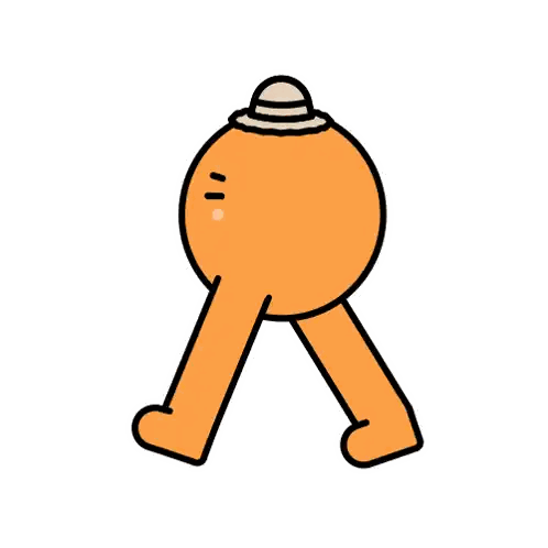 Orange Ball with Hat