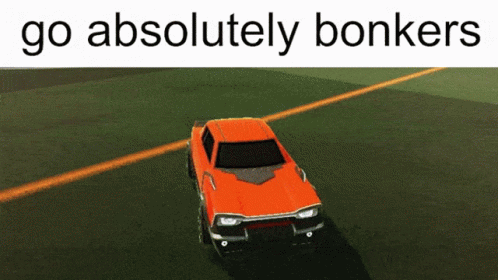 Orange Car Go Absolutely Bonkers