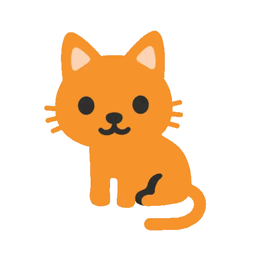 Orange Cat with Black Eyes
