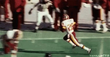 Orange Football Helmet With White Horse On Black GIF