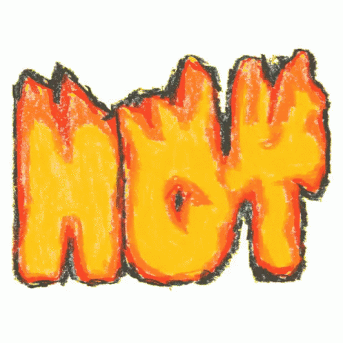 Orange Hot As Hell GIF