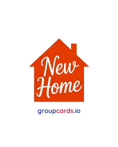 Orange House Saying New Home