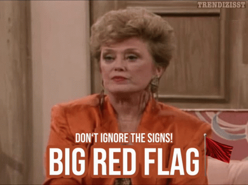 Orange Jacket Woman Don't Ignore the Signs