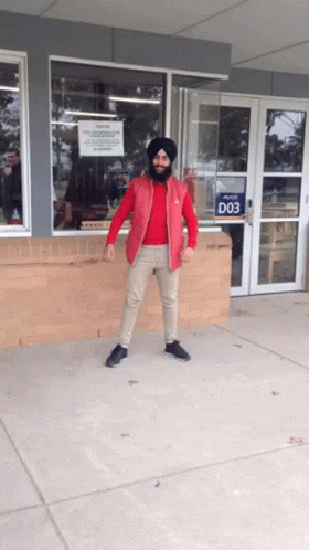 Orange Justice Dance Arabian Guy GIF