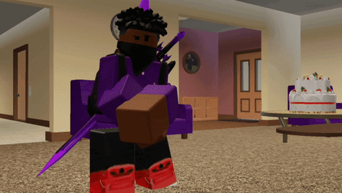 Orange Justice Dance Black Roblox GIF