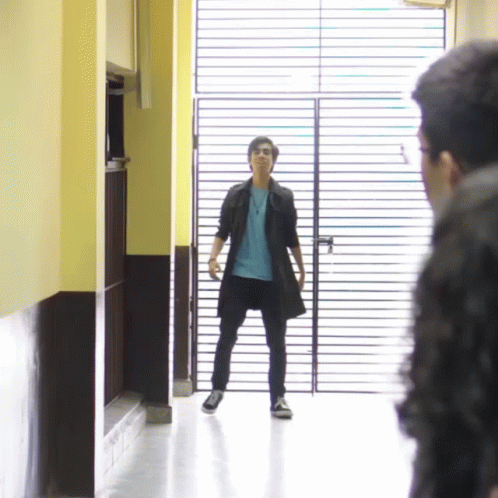 Orange Justice Dance Fast Skinny Boy GIF