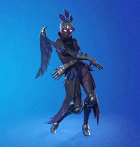 Orange Justice Dance Fortnite Raven GIF