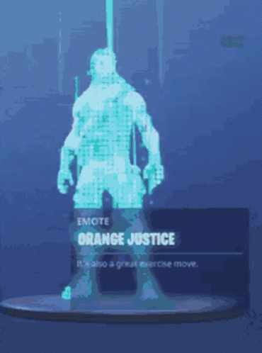 Orange Justice Dance Fortnite Skin GIF