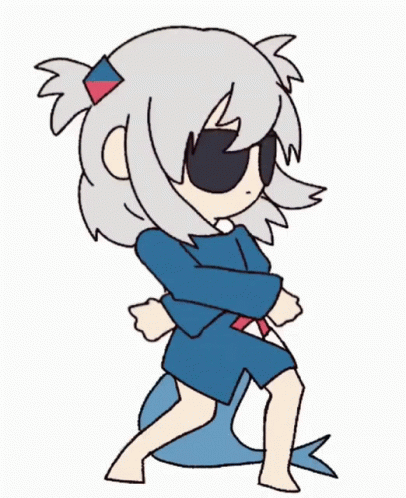 Orange Justice Dance Gura Jug GIF