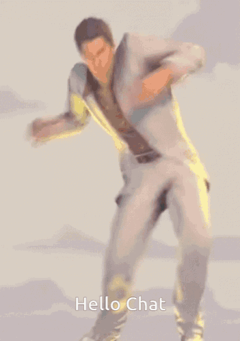 Orange Justice Dance Hello Chat GIF