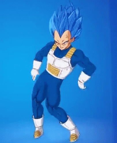 Orange Justice Dance Vegetta Dragon Ball GIF