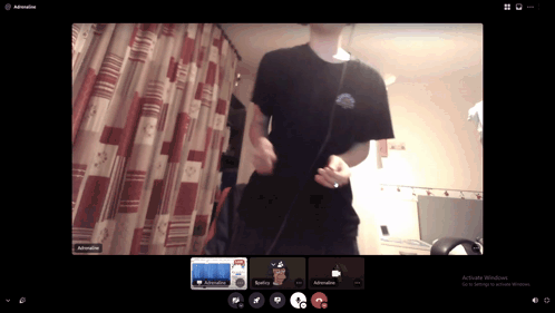 Orange Justice Dance Webcam Kid GIF