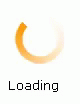 Orange Loading Circle Rapid GIF