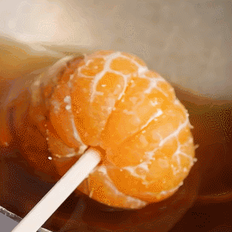 Orange on a Stick