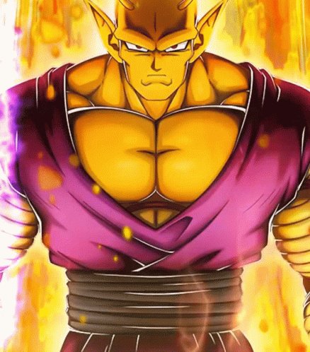 Orange Piccolo Charging GIF