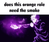 Orange Role Smoke Meme