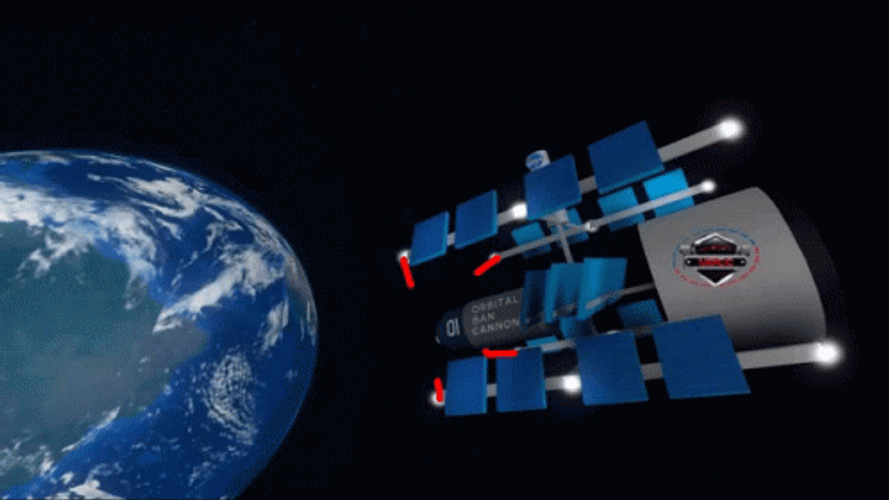 Orbital Space Craft Laser Launch GIF