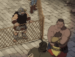 Orcs Talking by Fence