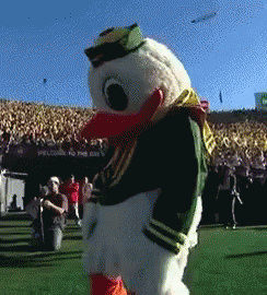 Oregon Ducks Field Dance GIF