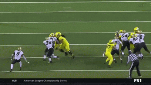Oregon Ducks Field Run GIF