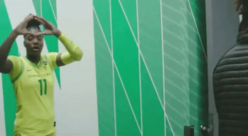 Oregon Ducks O Hand Gesture GIF