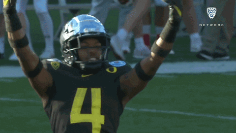 Oregon Ducks Thomas Graham Jr Rallying The Crowd GIF